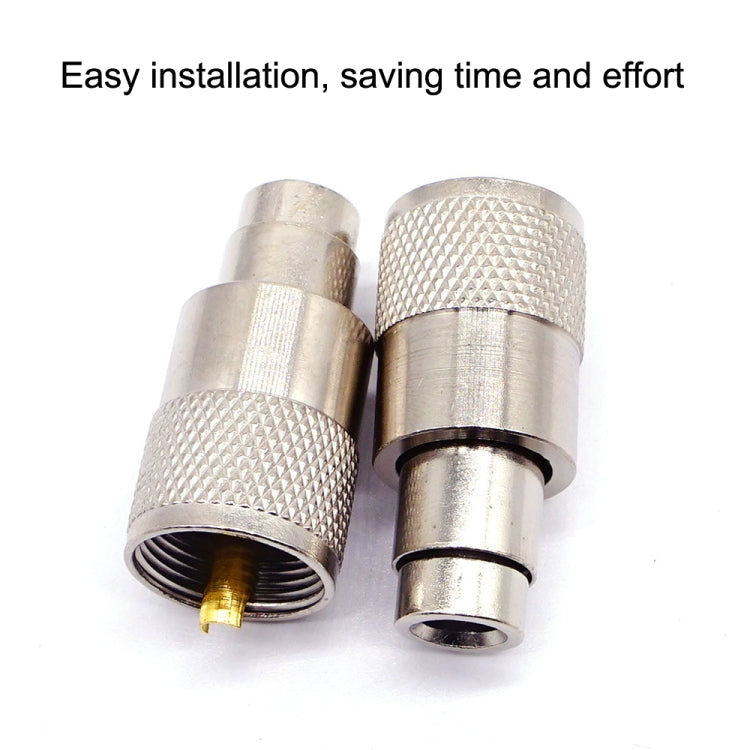 10pcs UHF Male PL259 Connector RG8 / RG58 Cable Lug Antenna Connector, UHF Male 10pcs UHF Male PL259 Connector RG8 / RG58 Cable Lug Antenna Connector, UHF Male